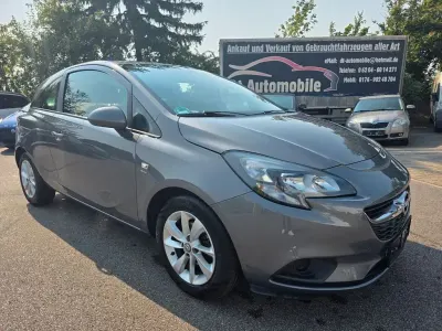 Gebraucht Opel Corsa drive 90 PS (66 kW) 2016 Grau Kleinwagen