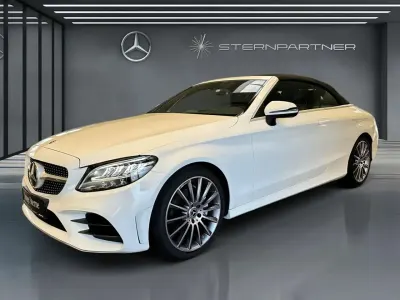 Gebraucht Mercedes C180 AMG 156 PS (114 kW) 2022 Weiß Cabrio