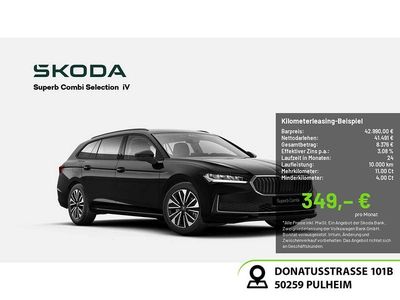 Neu Skoda Superb Selection 204 PS (150 kW) 2026 Schwarz Kombi