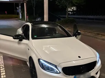 Usata Mercedes C180 156 CV (114 kW) 2017 Bianco Coupé