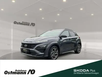 Gebraucht Hyundai Kona N Line 199 PS (146 kW) 2022 Grau metallic SUV
