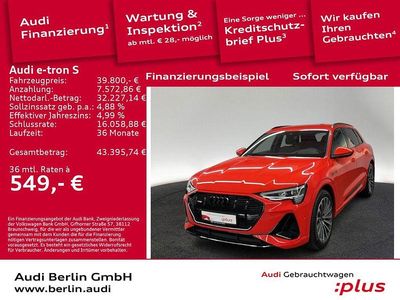 Catalunyarot metallic Gebraucht 2021 Audi e-tron Ambiente SUV | 39.800 € (Teuer)