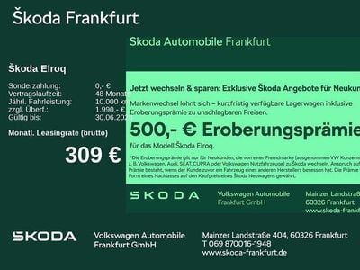 Neu Skoda Elroq Tour 125 kW (170 PS) 2026 Grau SUV
