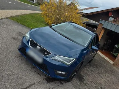 Brugt Seat Leon ST FR 150 HK (110 kW) 2016 Blå Stationcar