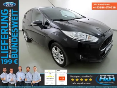 Gebraucht Ford Fiesta Celebration 80 PS (58 kW) 2017 Iridiumschwarz metallic Kleinwagen