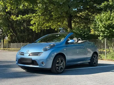 Gebraucht Nissan Micra 88 PS (64 kW) 2005 Blau Cabrio