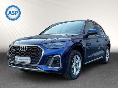 Gebraucht Audi Q5 S-Line 265 PS (194 kW) 2022 Blau (navarrablau metallic) SUV