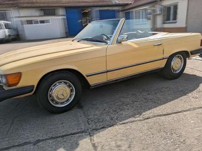 Brugt Mercedes SL450 224 HK (164 kW) 1973 Gul Cabriolet