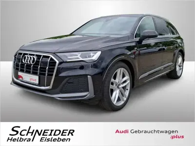 Używany Audi Q7 S-Line 286 KM (210 kW) 2022 Czarny SUV