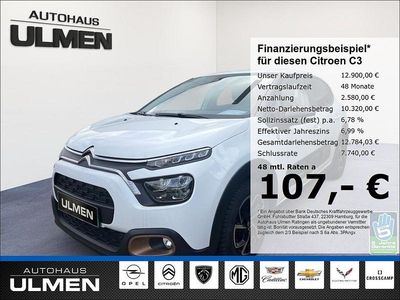 Weiss Gebraucht 2023 Citroën C3 PureTech Limousine | 12.900 € (Fairer Preis)