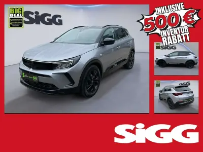 Gebraucht Opel Grandland X GS Line 131 PS (96 kW) 2023 Kontrast grau/quarz silber SUV