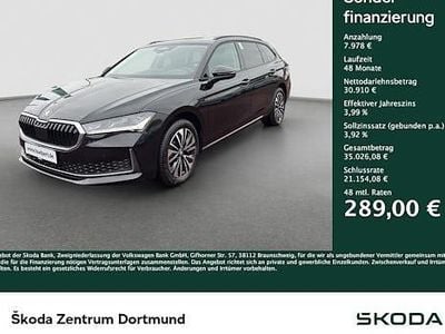 Ebony schwarz metallic Gebraucht 2025 Skoda Superb Selection Kombi | 38.888 € (Superpreis)