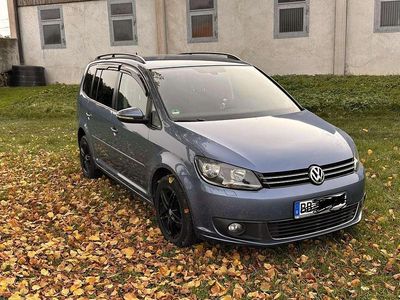 Gebraucht VW Touran Highline 105 PS (77 kW) 2012 Blau Van / Kleinbus