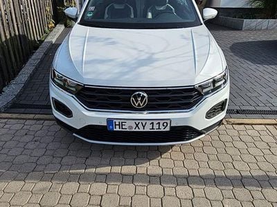 Gebraucht VW T-Roc Cabriolet Style 150 PS (110 kW) 2021 Weiß Cabrio