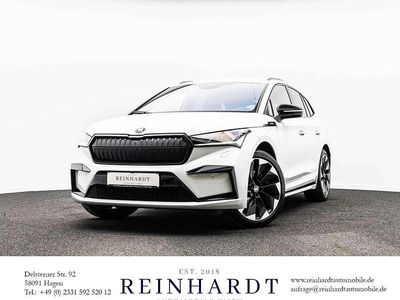 Moonweiss metallic Gebraucht 2022 Skoda Enyaq iV SportLine SUV | 34.660 € (Fairer Preis)