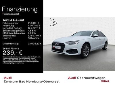 Gebraucht Audi A4 Design 163 PS (119 kW) 2022 Weiß Kombi