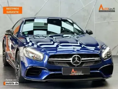 Second-hand Mercedes SL63 AMG AMG 585 CP (430 kW) 2016 Albastru Cabrio