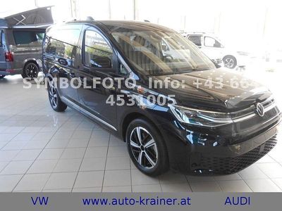 Neu VW Caddy Maxi Dark Label 122 PS (89 kW) 2025 Schwarz Van / Kleinbus