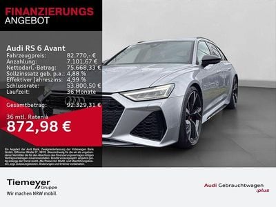 Second-hand Audi RS6 Ambiente 600 CP (441 kW) 2022 Argintiu Break
