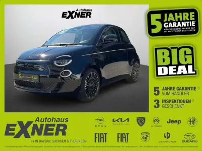Gebraucht Fiat 500e La Prima 86 kW (118 PS) 2023 Onyx schwarz Cabrio