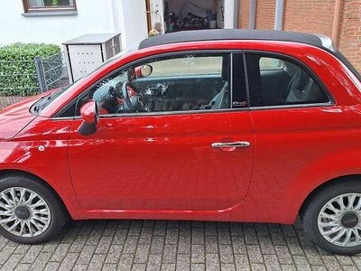 Brugt Fiat 500C Lounge 69 HK (50 kW) 2016 Rød Cabriolet
