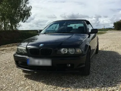 Gebraucht BMW 323 Cabriolet 170 PS (125 kW) 2000 Schwarz Cabrio