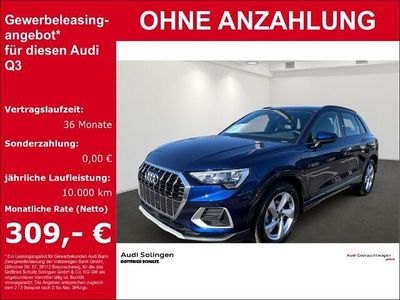 Usata Audi Q3 Advanced 150 CV (110 kW) 2024 Blu SUV
