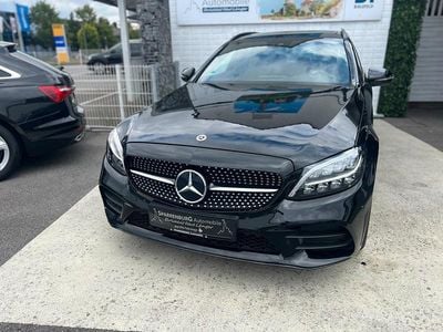 Usata Mercedes C220 AMG line 194 CV (142 kW) 2019 Nero Station wagon