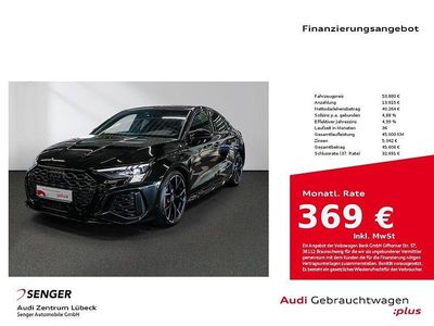 Mythosschwarz metallic Gebraucht 2022 Audi RS3 Ambiente Limousine | 53.880 € (Teuer)