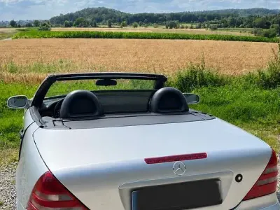 Gebraucht Mercedes SLK230 193 PS (141 kW) 1998 Silber Cabrio
