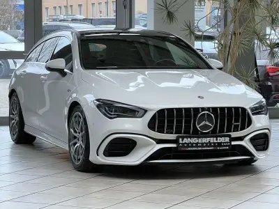 Gebraucht Mercedes CLA45 AMG Shooting Brake AMG 387 PS (284 kW) 2021 Weiß Kombi