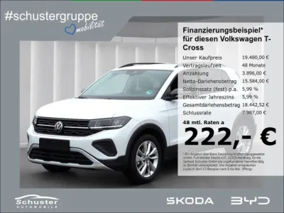 Gebraucht VW T-Cross Goal 95 PS (69 kW) 2025 Weiss SUV