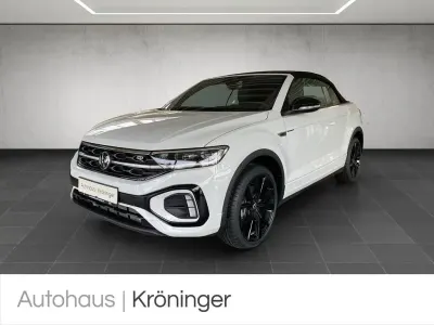 Gebraucht VW T-Roc Cabriolet R-line 150 PS (110 kW) 2026 Pure white uni schwarz Cabrio