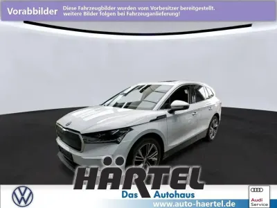 Gebraucht Skoda Enyaq iV 194 kW (265 PS) 2022 Moonweiß (white), metallic SUV