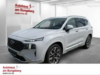 Gebraucht Hyundai Santa Fe Signature 201 PS (147 kW) 2021 Weiß SUV