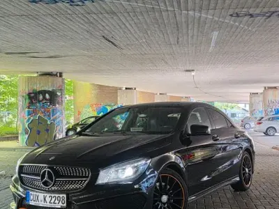 Brugt Mercedes CLA220 AMG line 177 HK (130 kW) 2016 Sort Sedan