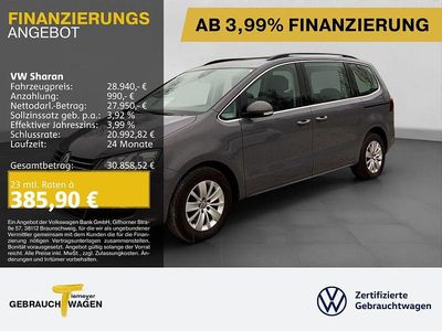 Gebraucht VW Sharan Comfortline 150 PS (110 kW) 2022 Grau Van / Kleinbus