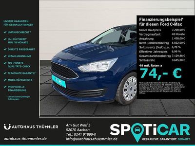 Second-hand Ford C-MAX Ambiente 101 CP (74 kW) 2016 Albastru Monovolum