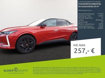 Lackierung peperoncino red/typ aussenverkleidung metalliclackierung Gebraucht 2023 DS Automobiles DS4 Performance Line Plus Limousine | 22.180 € (Fairer Preis)