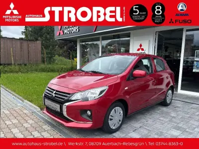 Neu Mitsubishi Space Star Select 71 PS (52 kW) 2025 Amarena rot Kleinwagen