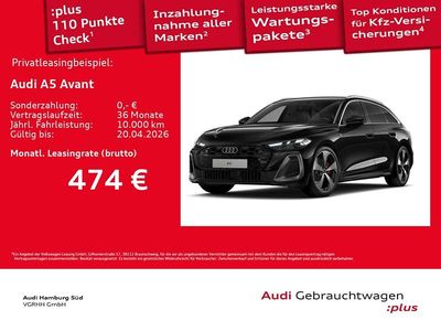 Gebraucht Audi A5 S-Line 204 PS (150 kW) 2025 Mythosschwarz metallic Kombi