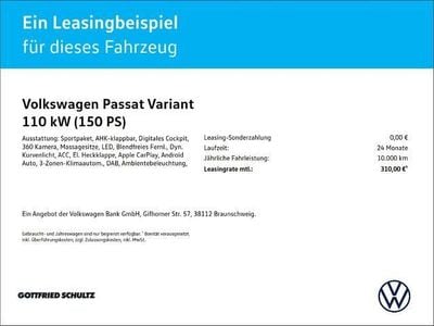 Weiss Gebraucht 2025 VW Passat Elegance Kombi | 34.790 € (Guter Preis)