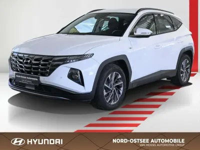 Gebraucht Hyundai Tucson Trend 180 PS (132 kW) 2024 Atlas white / sol SUV
