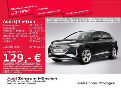 Gebraucht Audi Q4 e-tron Ambiente 194 kW (265 PS) 2023 Mythosschwarz metallic SUV