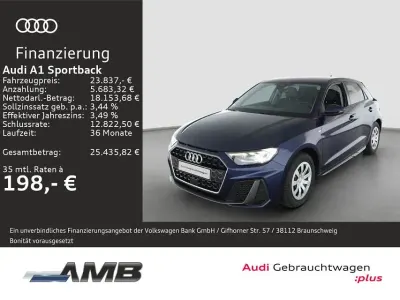 Gebraucht Audi A1 Sportback S-Line 116 PS (85 kW) 2025 Navarrablau metallic Kleinwagen