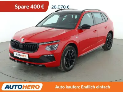Second-hand Skoda Kamiq Monte Carlo 150 CP (110 kW) 2025 Roșu SUV