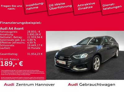 H1 manhattangrau metallic (metallic) Gebraucht 2023 Audi A4 Advanced Plus Kombi | 28.450 € (Fairer Preis)