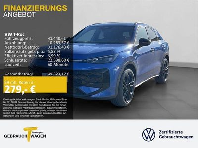 Neu VW T-Roc R-line 150 PS (110 kW) 2026 Blau SUV