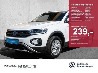 Gebraucht VW T-Roc Life 150 PS (110 kW) 2023 Pure white SUV