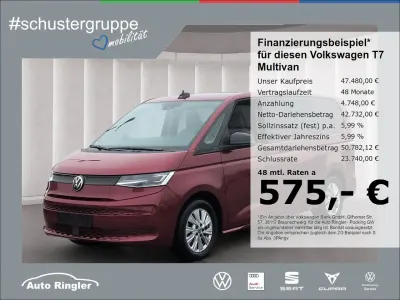 Gebraucht VW Multivan Basis 150 PS (110 kW) 2024 Fortanarot metallic Van / Kleinbus